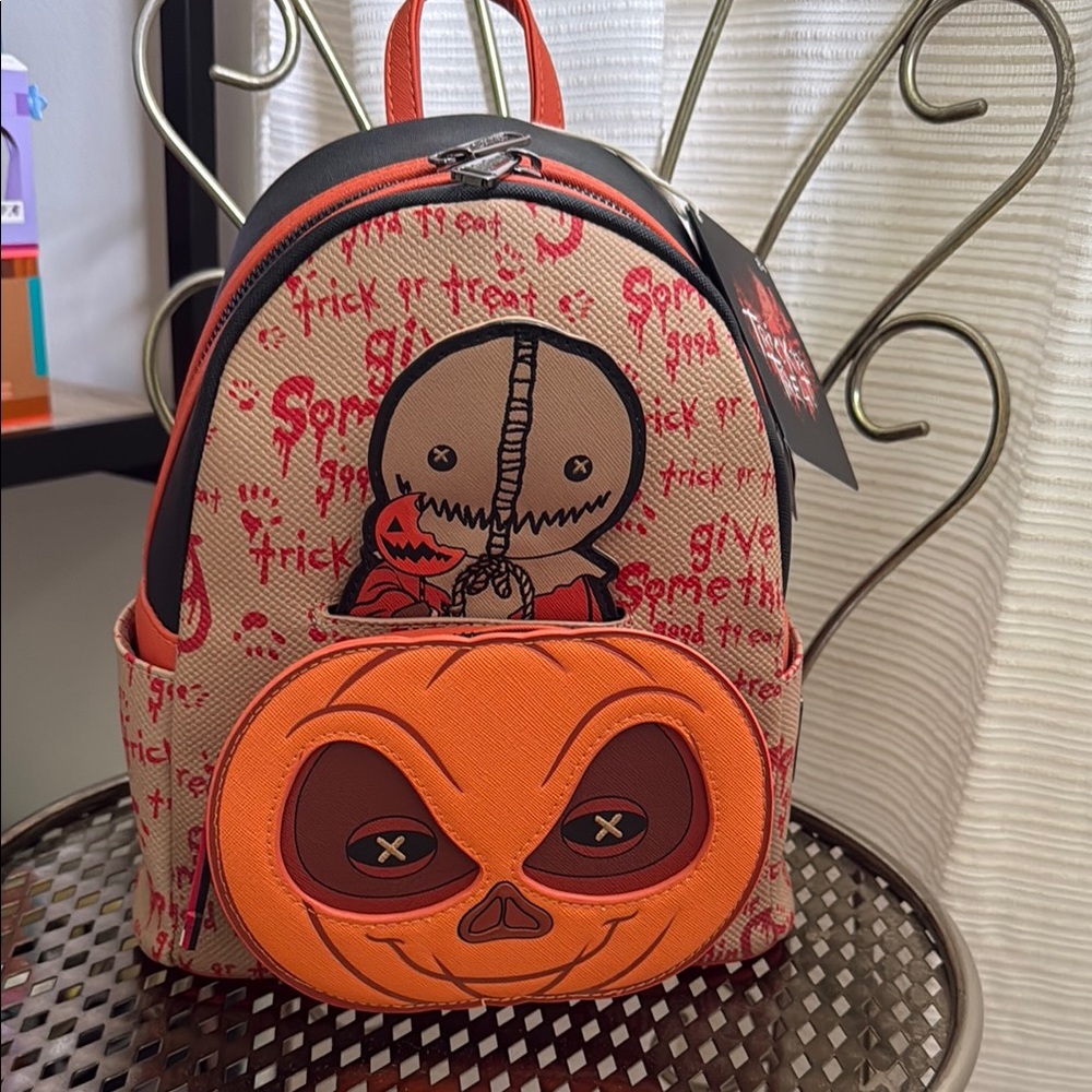 NWT Loungefly Trick ‘r Treat Cosplay Backpack